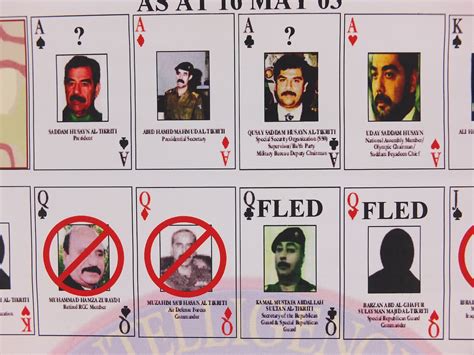 iraq deck of cards|Most.